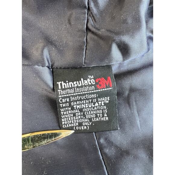 Express Buttery Soft Leather Double Breasted Trench Coat Women’s Small - Picture 7 of 11